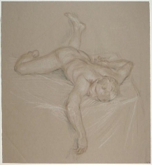 Paul Cadmus, Sleeping Nude Z14 (n.d.)