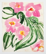 Untitled, from the Florals series, c. 1977, Watercolor on paper