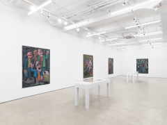 Installation view: Hassan Sharif: Political Paintings (2008&ndash;2009), 2022, Alexander Gray Associates, New York