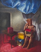 Boxes, 1990 Oil on canvas