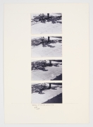 Shadows of Al Loz, 1983, Photographs on paperboard in 4 parts