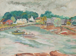 Rockport (1943) Graphite and gouache on paper