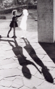 Hans-Peter Feldmann, Two Girls with Shadow, 2004, Silver gelatin print