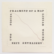 Luis Camnitzer, Fragment of a Map, 1968, Etching
