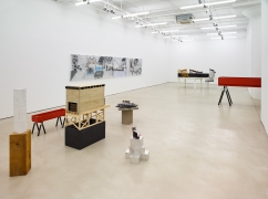 Siah Armajani, installation view, Alexander Gray Associates, 2016
