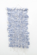 Hassan Sharif,&nbsp;Rug, Cotton Rope, and Glue, 2013, Mixed media