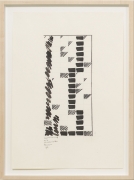 Diagonal Line No. 18, 2008, Ink and pencil on paper