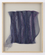 Sheila Hicks, La Foret Bleue I, 2001, Synthetic plaiting, rayon, silk, raffia
