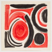 Untitled, from the Abstracts&nbsp;series, 1981, Watercolor and ink on paper