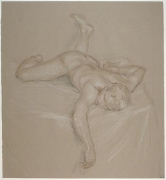 Paul Cadmus, Sleeping Nude Z14 (n.d.)