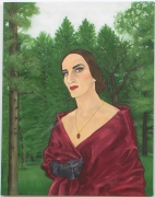 Self Portrait as Dagmar Onassis, 1994, Oil On Canvas