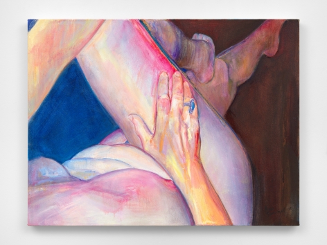 Leg Up, 2020, Oil on canvas