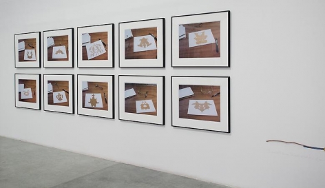 Luis Camnitzer, Rorschach Series 1-10, installation view, Satellite, Dubai (2013)