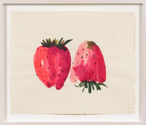 Untitled, from the Fruits&nbsp;series, n.d., Watercolor on paper