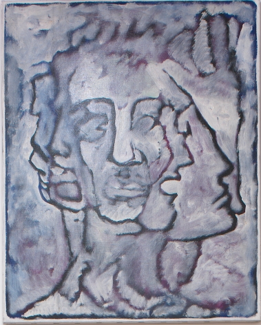Self Portrait I, 1982, Acrylic on Canvas
