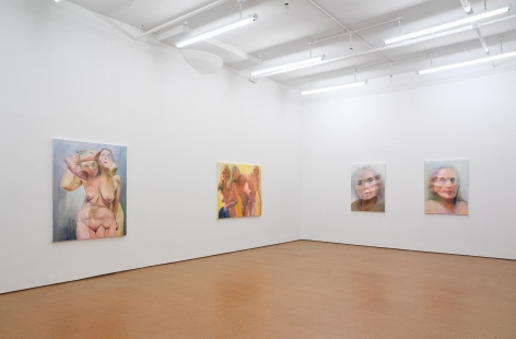 Joan Semmel,&nbsp;Installation view, Alexander Gray Associates, 2011