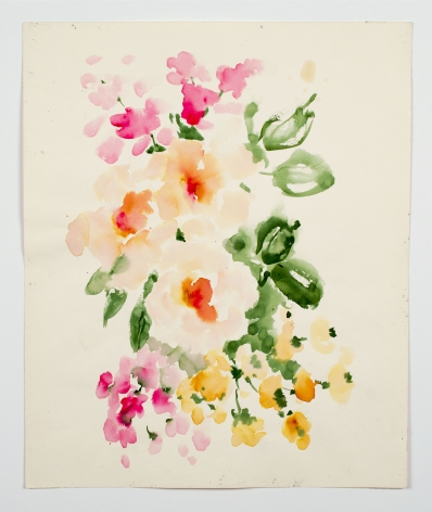 Tea Roses, from the &quot;Florals&quot; series [006], c. 1980, Watercolor On Paper