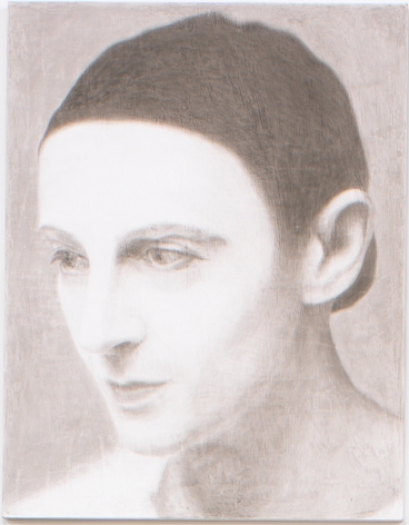 Self Portrait as Pierrot Nadar, 2005, Ink on panel