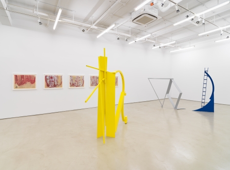 Melvin Edwards:&nbsp;Painted Sculpture, installation view, Alexander Gray Associates, New York, NY (2019)