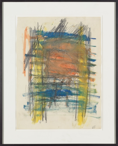 Untitled (LP), 1961, Pencil and liquitex on paper