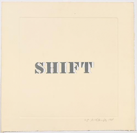 Luis Camnitzer; Shift (1968)