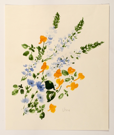 Meadow Flowers, from the &quot;Florals&quot; series [050], c. 1978, Watercolor On Paper