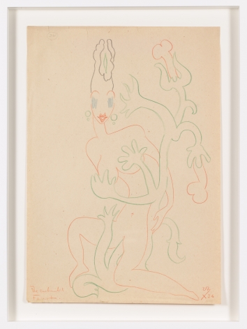 Untitled (1936) Colored pencil on paper