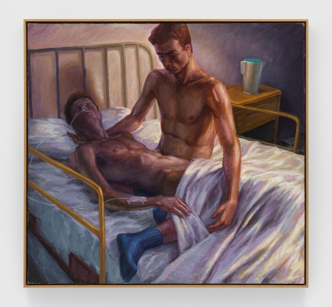 Hospital Bed, 1993, Oil on canvas
