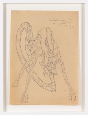 Untitled (1931) Graphite on paper