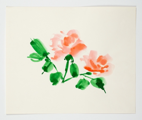 Untitled, from the &quot;Florals&quot; series [009], n.d., Watercolor On Paper