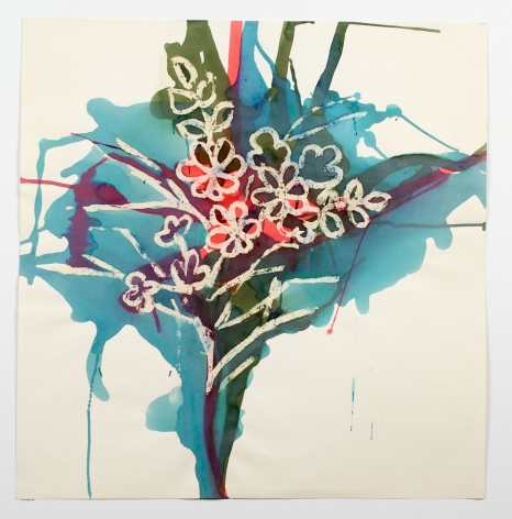 Untitled, from the Florals series, c. 1979, Watercolor on paper